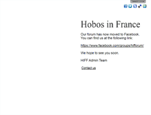 Tablet Screenshot of hobosinfrance.com